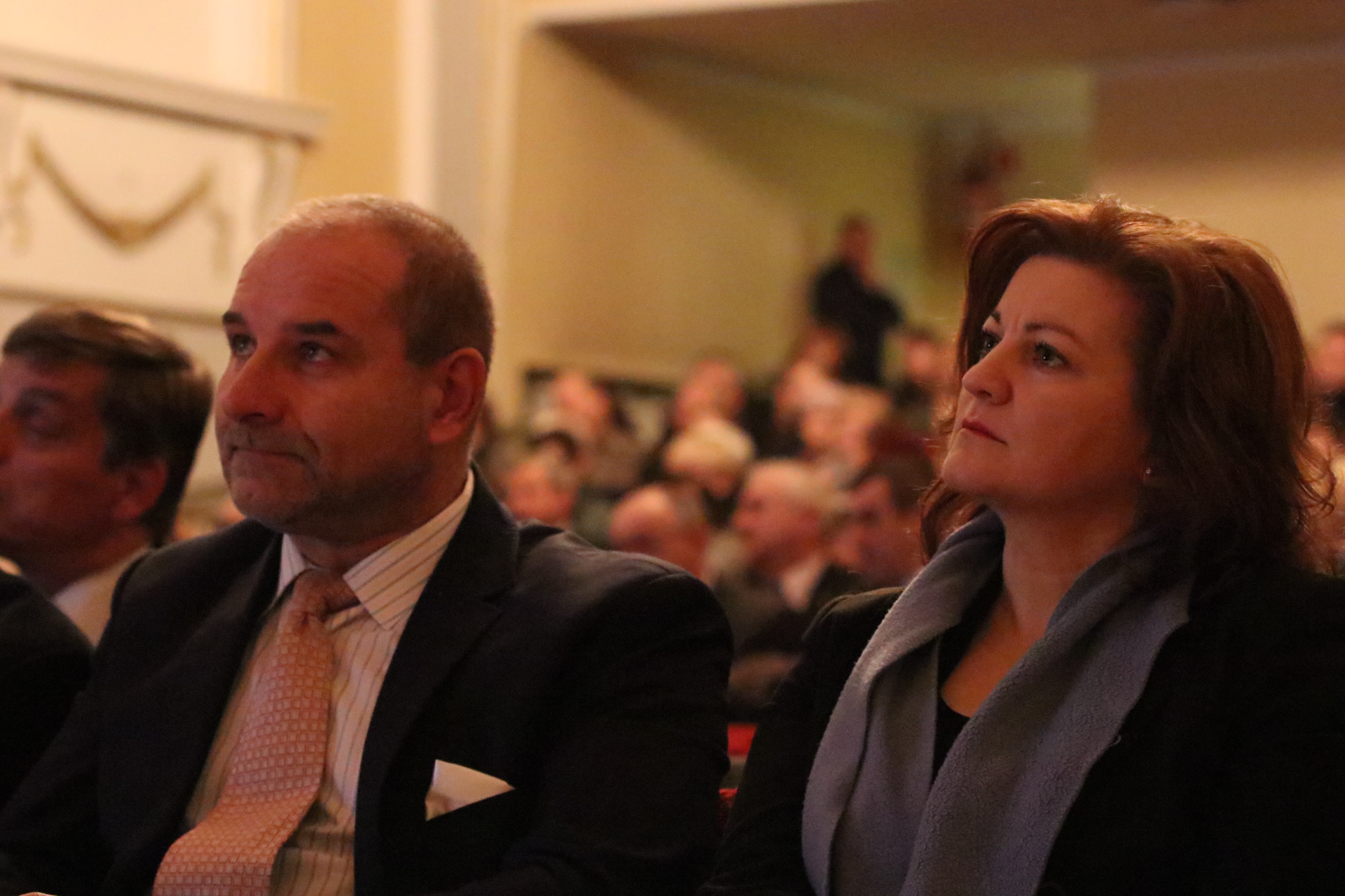 Konferencja solidarni z rodziną, Robert Pytka wraz z Dziekan WZ Małgorzatą Makowską-Brzychczyk