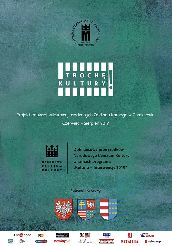 Plakat, Projekt edukacji kulturowej osadzonych Zakładu Karnego w Chmielowie