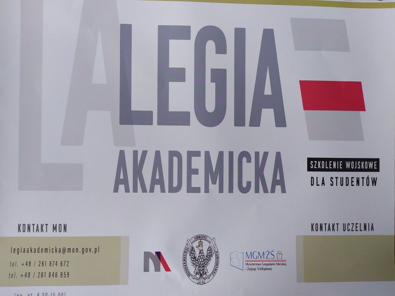 Legia akademicka plakat reklamowy