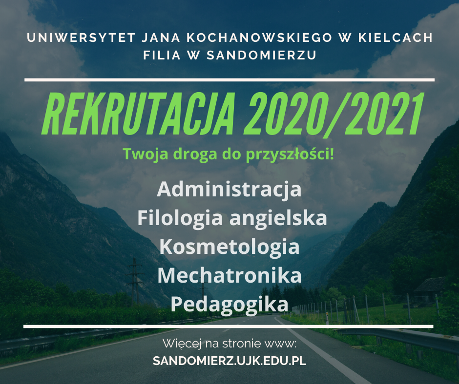 Reklama rekrutacyjna na rok 2020/2021