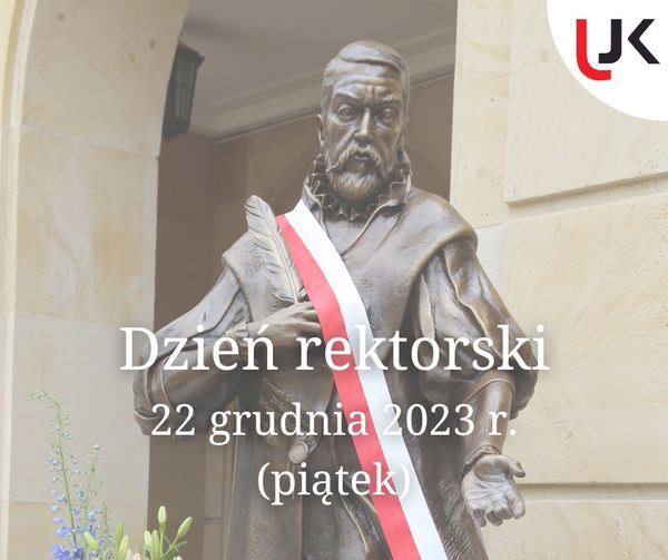 Dzień rektorski 22 grudnia 2023